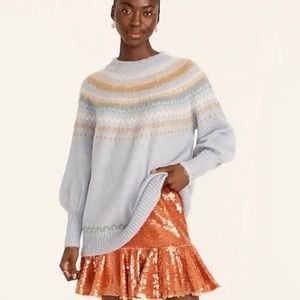 NWT J Crew Fair Isle Sweater